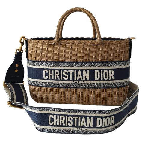 sac dior en paille|sac designer Dior.